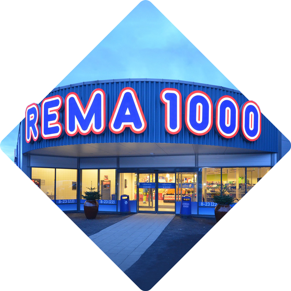 rema 1000 store front