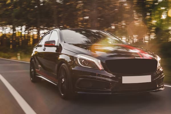 car in a road
