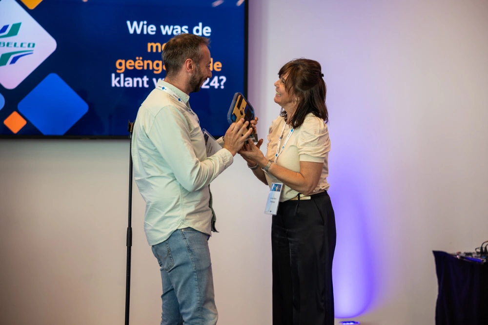 Klantendag België 2025 uitrijking award