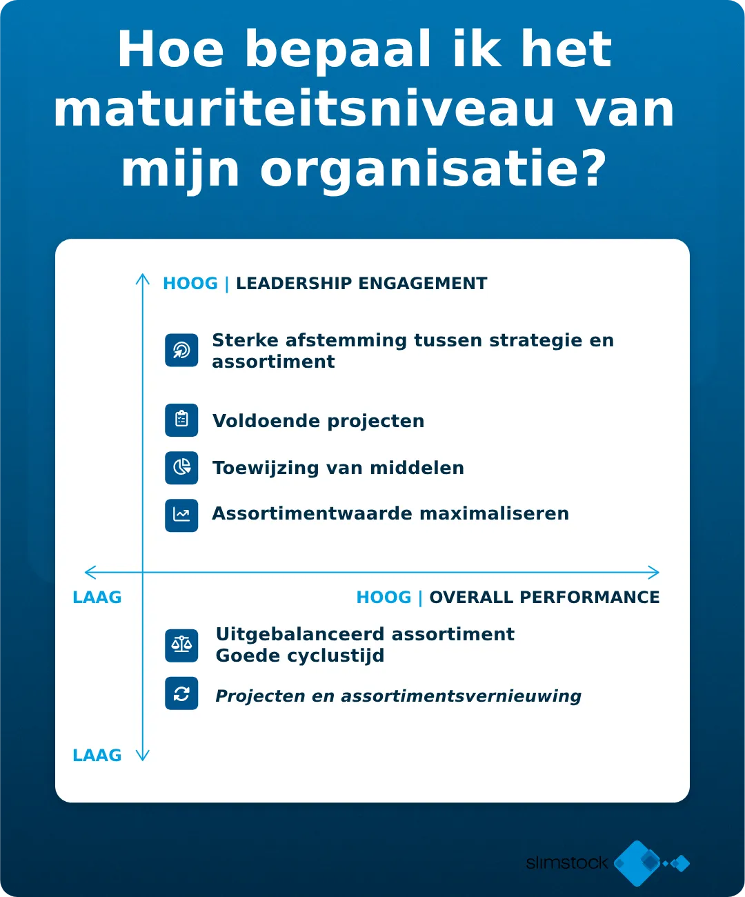 Maturiteitsniveau bedrijf bepalen