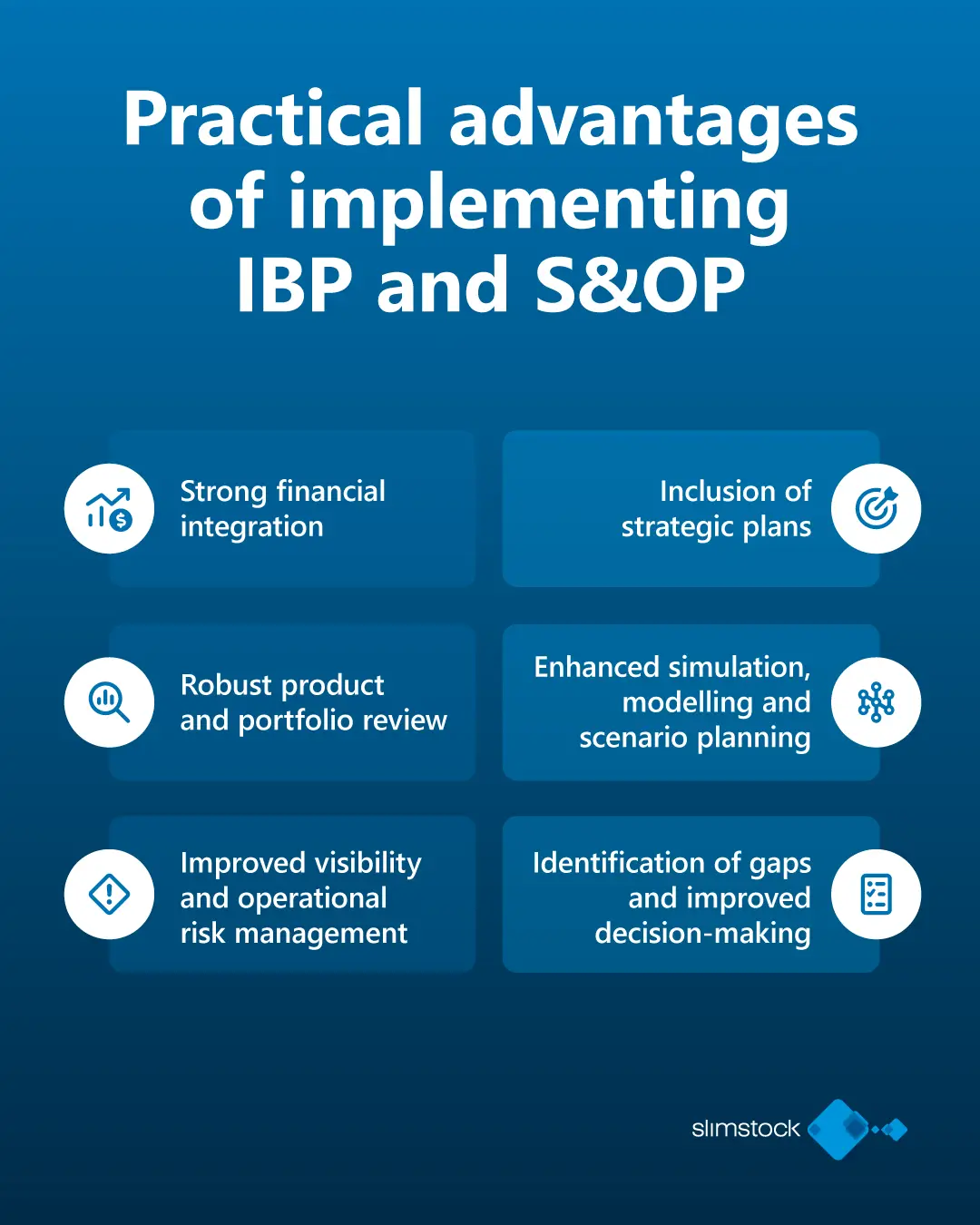 practical advantages of implementing IBP and S&OP practical advantages of implementing IBP and S&OP