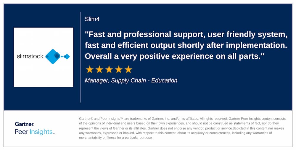 Gartner review demand planning software 3