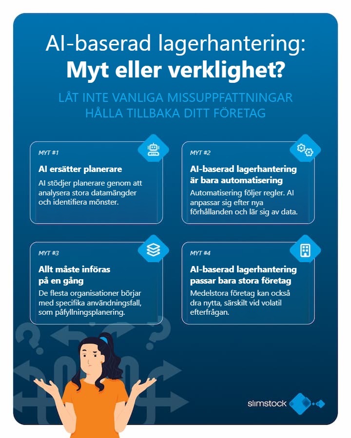 AI-baserad lagerhantering: myt eller verklighet
